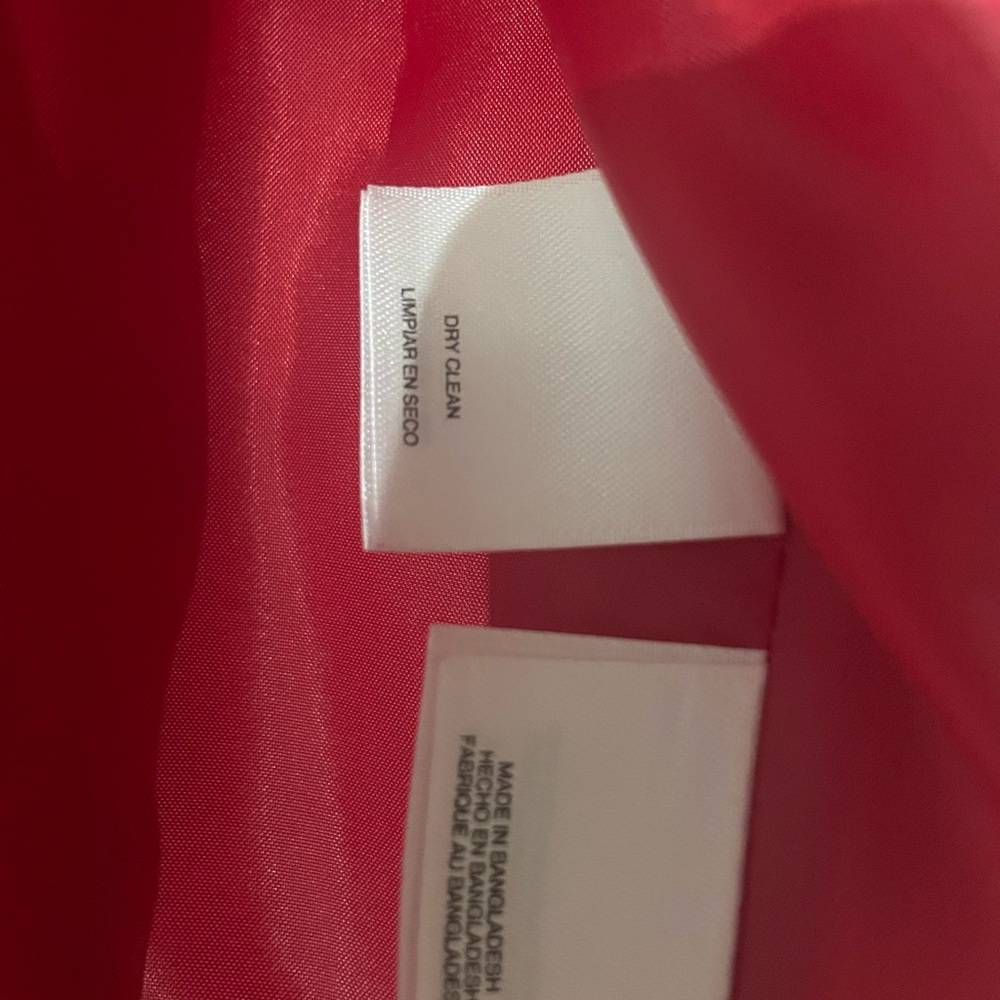 Nine West Red Blazer Tailored Suit Jacket - Picture 6 of 7